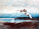 Birds Swans Lake B. Liljefors Tile Mural Bathroom Backsplash Art, 6"x8", Glossy