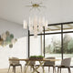 Strathmore 15 Light Antique Brass Foyer Chandelier