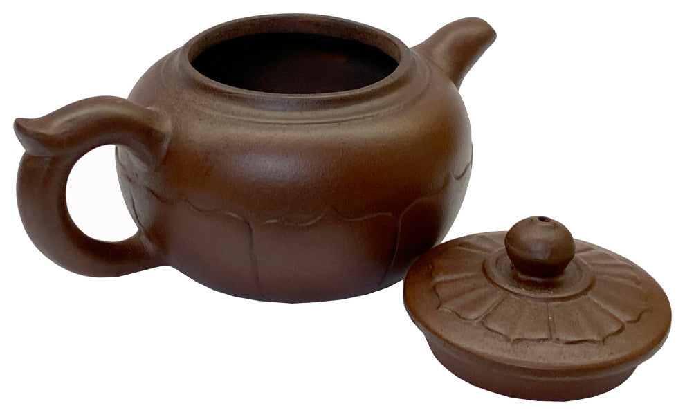 Chinese Handmade Yixing Zisha Clay Teapot With Artistic Accent, Hws2241