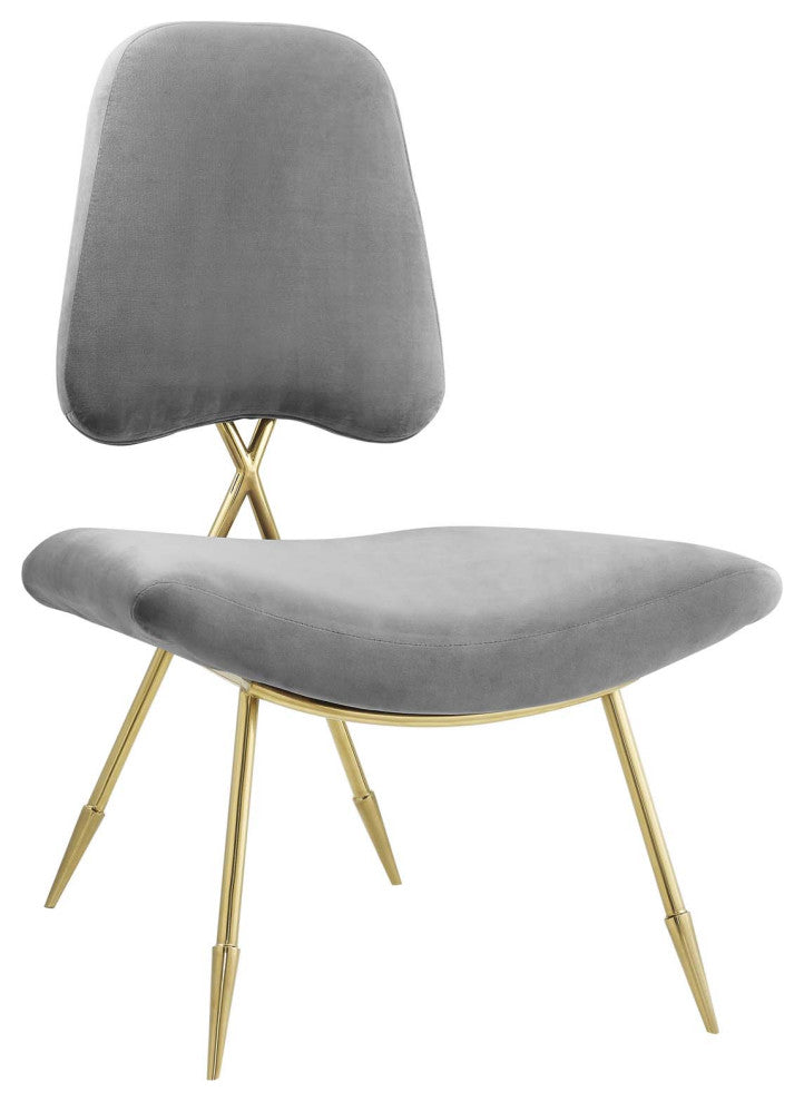 Ponder Upholstered Velvet Lounge Chair