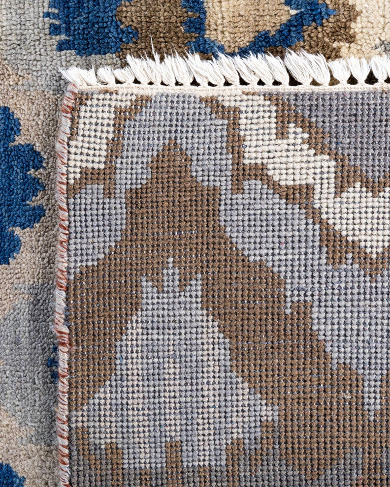 Ikat One-of-a-Kind Handmade Area Rug Beige, 8' 0" x 9' 10"