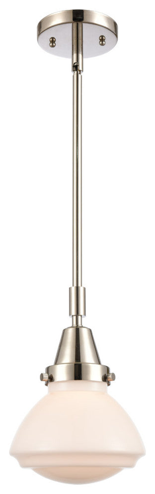 Innovations 447-1S-PN-G321-LED Olean 1 Light Mini Pendant, Polished Nickel