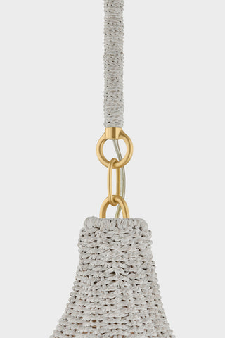 Hudson Valley Lighting Hampstead Pendant, Aged Brass