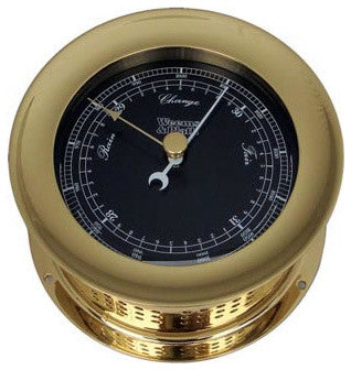Weems and Plath Atlantis Barometer Black Dial