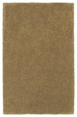 Hailey Heathered Gold Hand-Crafted Area Rug, 8'x11'