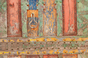 Early 1800's Colorful Moroccan Door