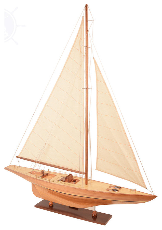 Columbia Yacht L Wooden model sailing boat