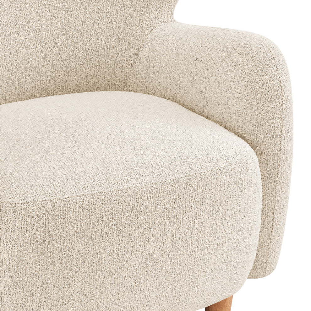 Tiffany Accent Arm Chair, Palladian Beige, Fabric