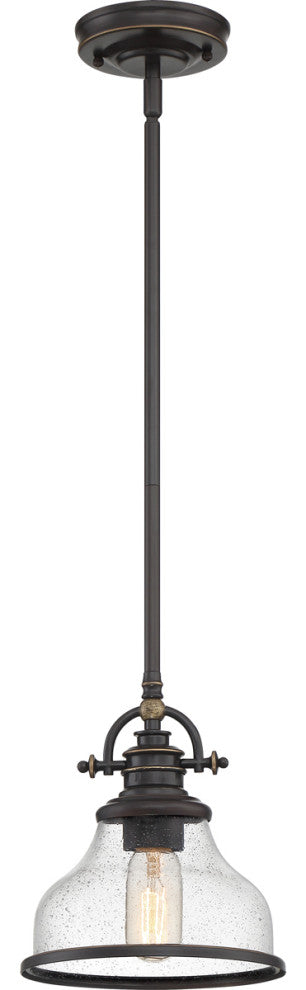 Grant 1-Light Mini Pendant, Palladian Bronze
