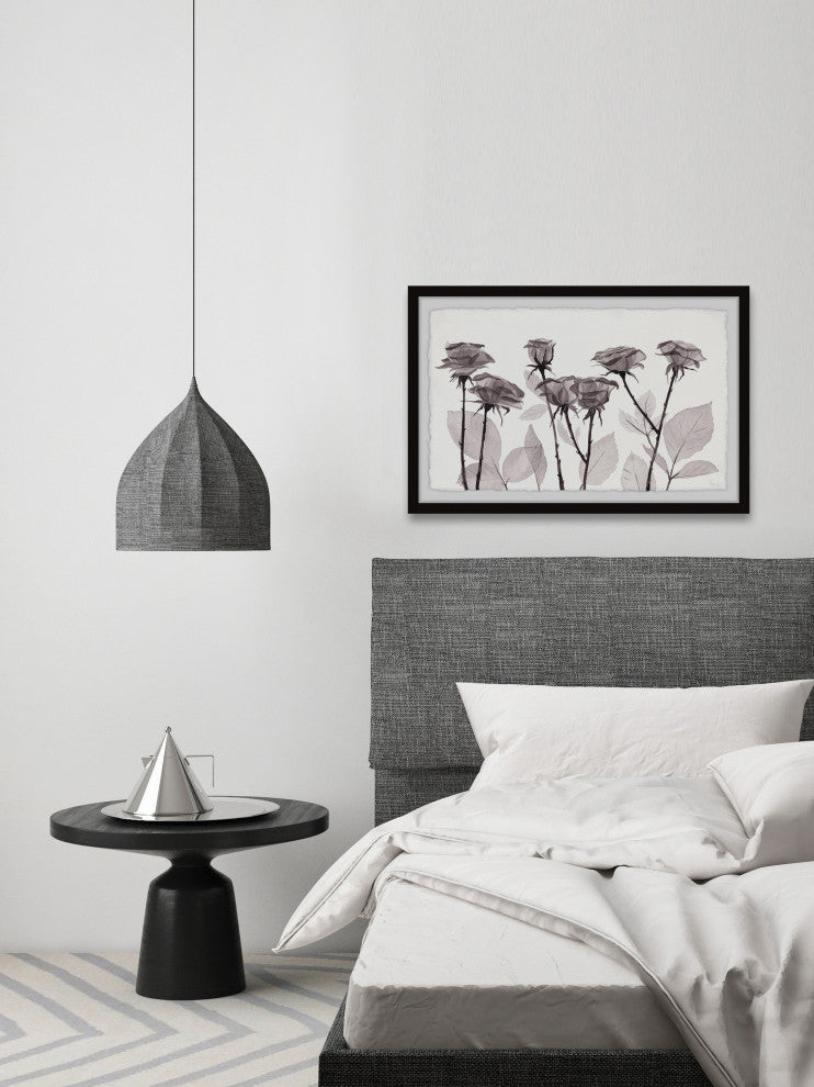 "Delicate Petals" Framed Painting Print