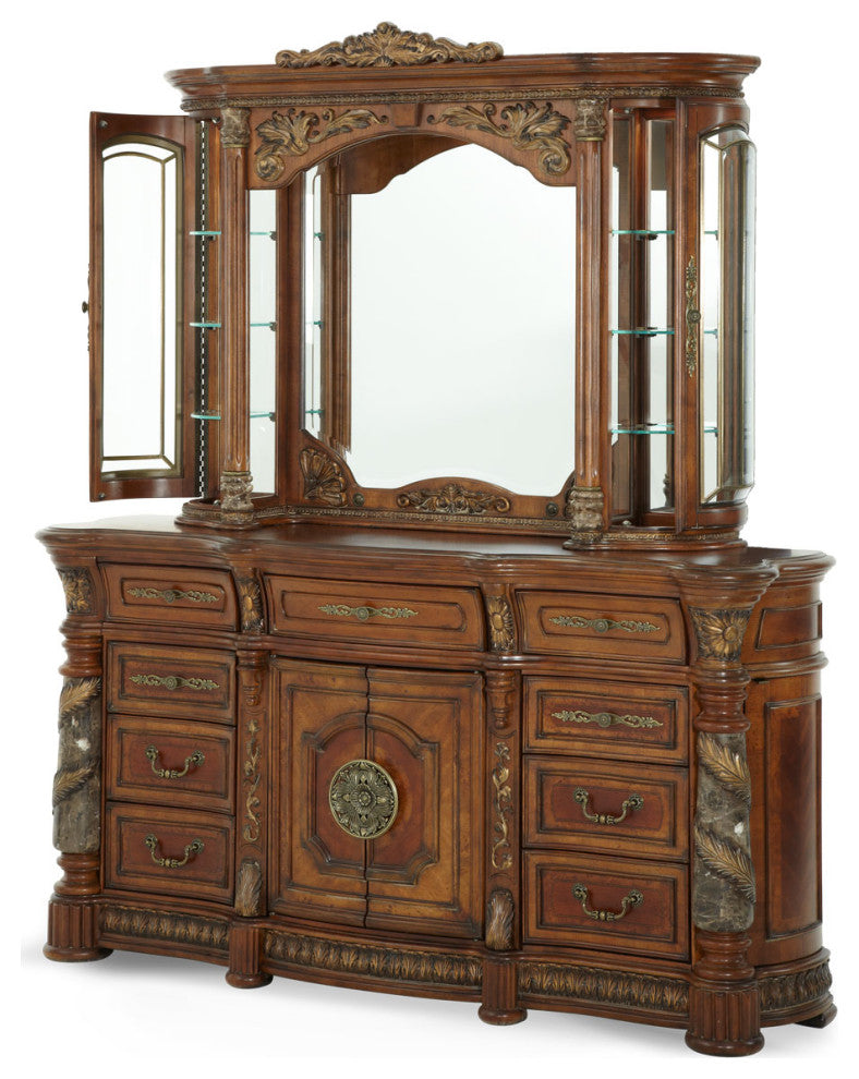 Villa Valencia Cal. King Poster Bedroom Set