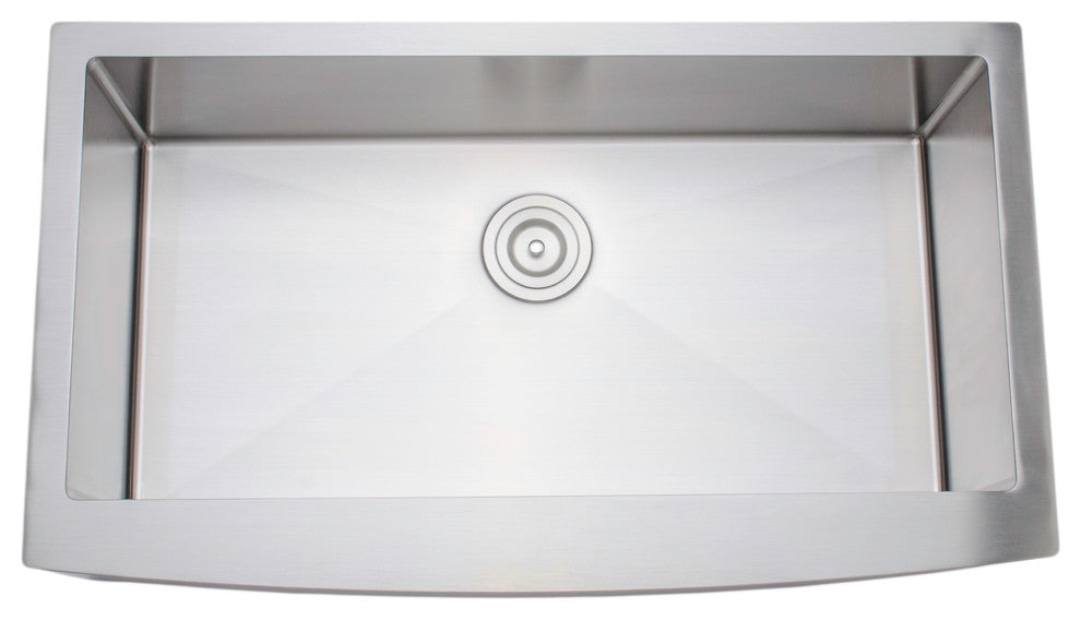 Wells Sinkware Handcrafted 16-gauge Apron Stainless Steel Kitchen Sink Paackage