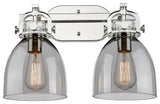 Newton Bell 2 17" Bath Vanity-Light Polished Nickel