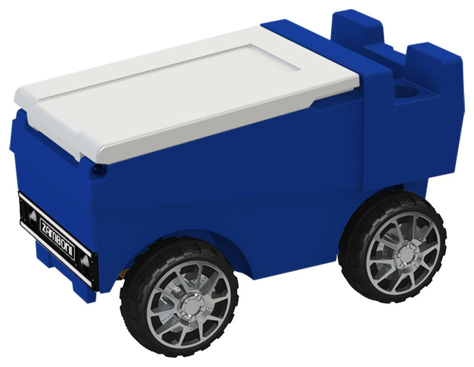 RC Zamboni Motorized Cooler, Blue and White