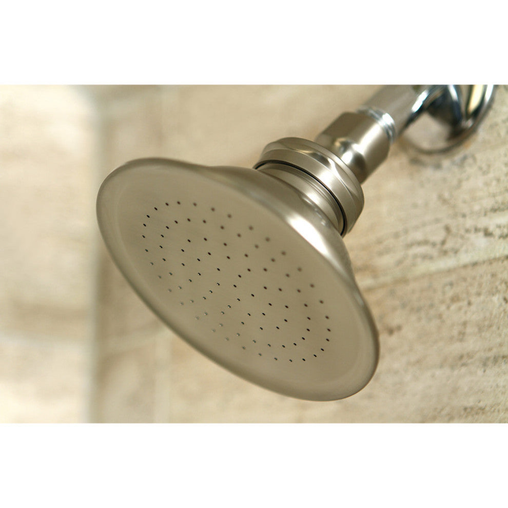 Kingston Brass Brass Shower Head, Brushed Nickel