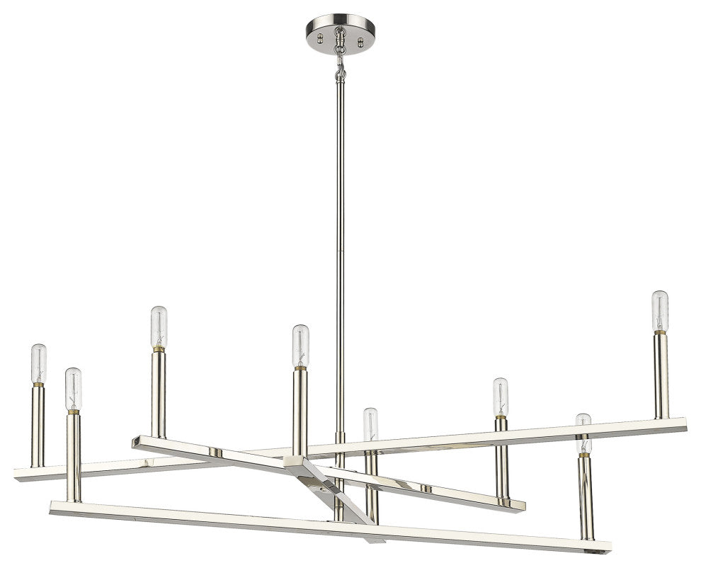 Hale Polished Nickel 8-Light Chandelier