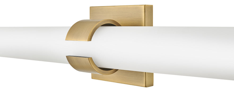 Hinkley Aiden 22.75" Medium Integrated LED Bath Vanity Bar, Lacquered Brass