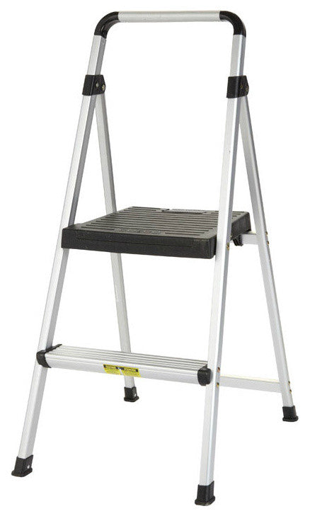 Cosco 11-628-ABK4 2-Step Stool, Aluminum