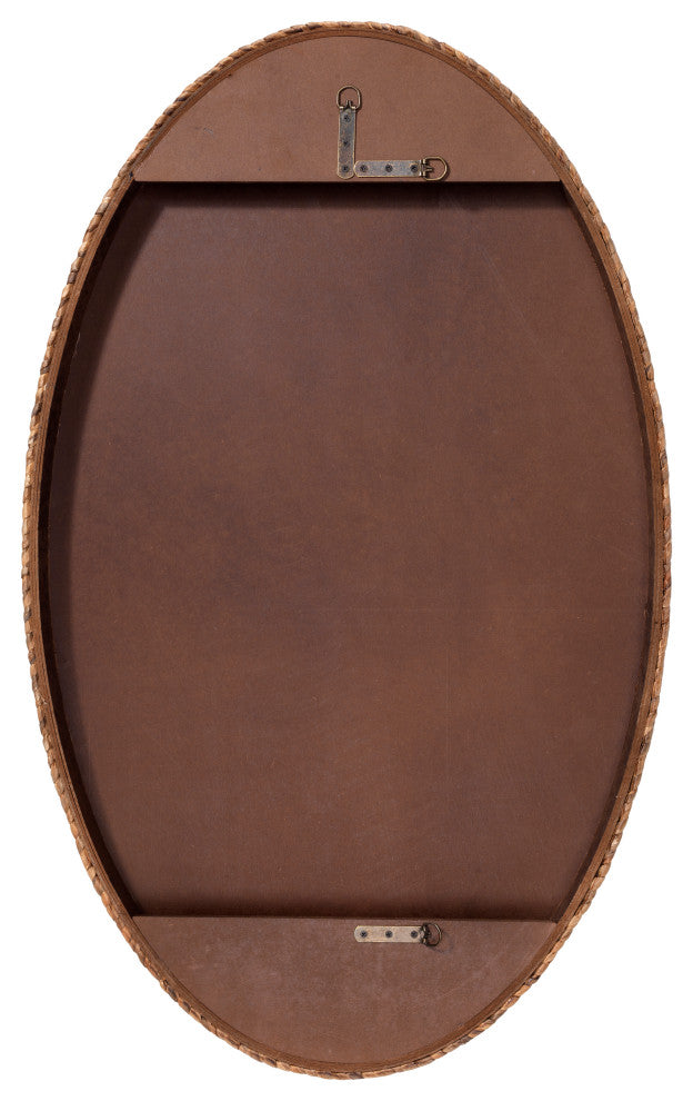 Sparrow Braided Oval Mirror