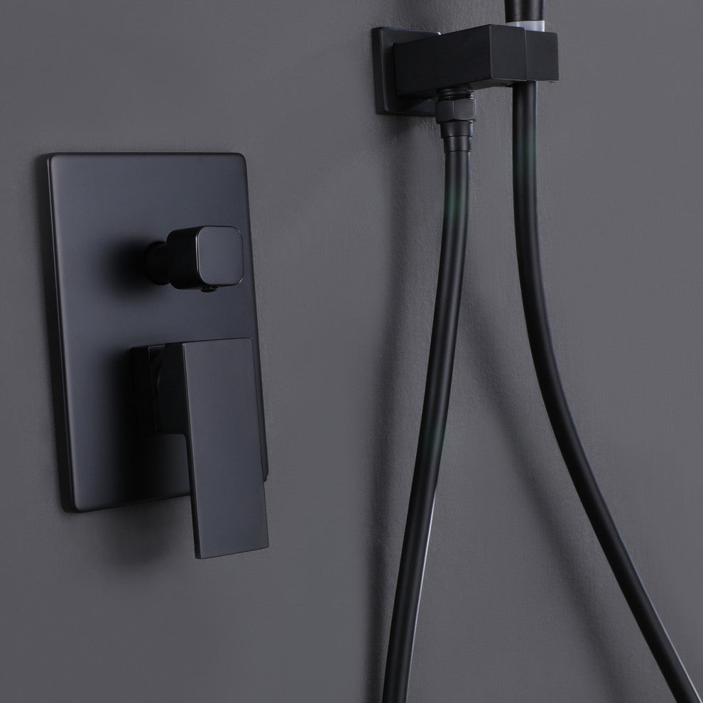 Pressure Balanced Complete Tub And Shower Faucet With Rough-In Valve