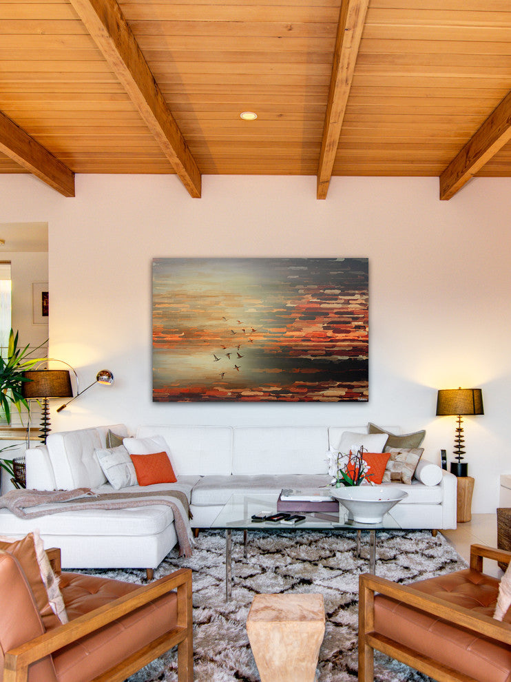 "Night Flight" Fine Art Canvas Print, 18"x12"