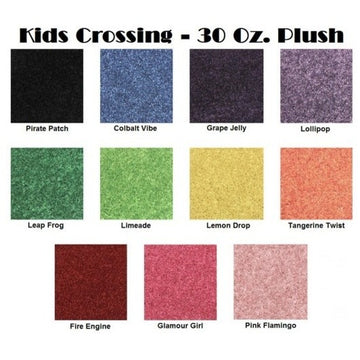Shaw Carpet Kids Crossing, Limeade, 1 Sample 6"x6"