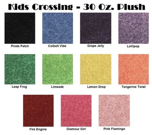 Shaw Carpet Kids Crossing, Limeade, 1 Sample 6"x6"