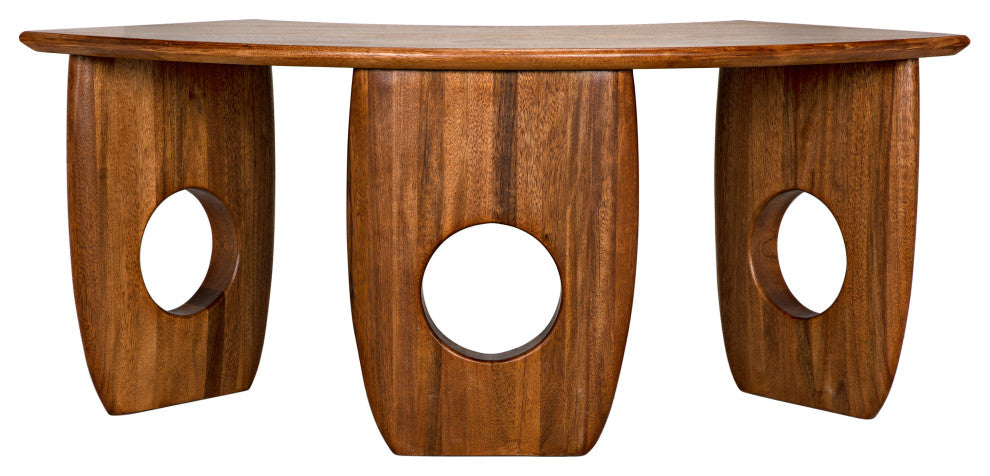 Noir Furniture - Lobster Desk in Dark Walnut - GDES199DW