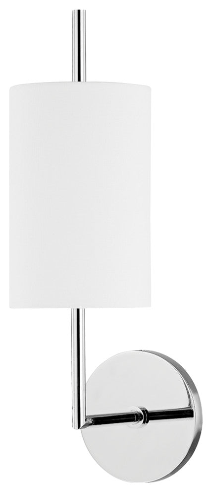 Molly 1-Light Wall Sconce Polished Nickel