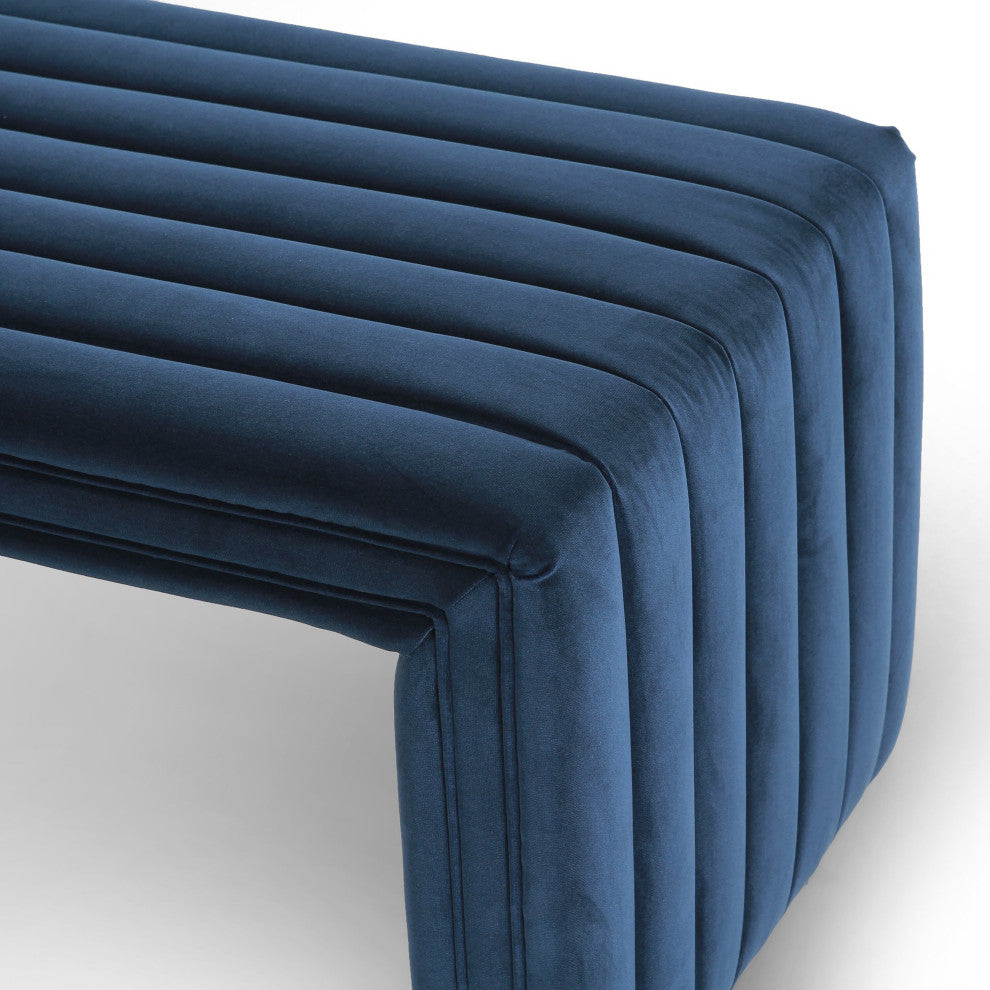 Augustine Bench Sapphire Navy