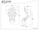 Satin Nickel 4 Pcs (set) Tudor Copper Eagle Claw and Ball Tub Feet VFT8