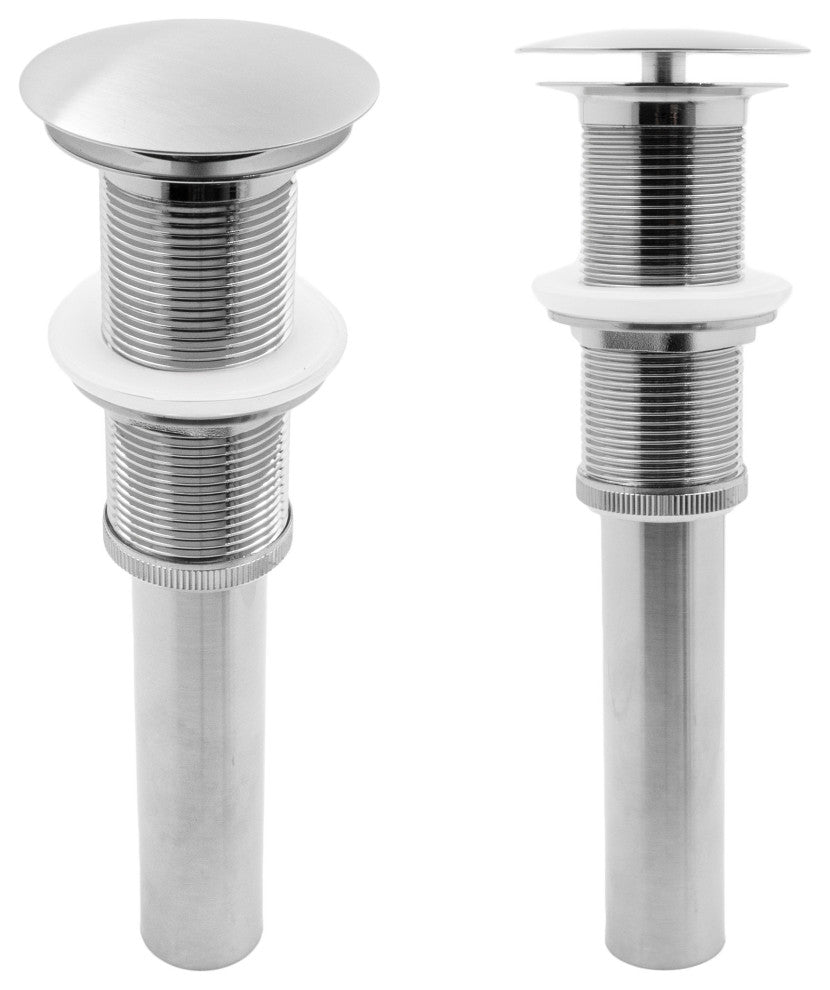 Porcelain Vessel Sink and Faucet Set, Brushed Nickel