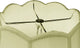 9x18x13 Scalloped Bell Lamp Shade Eggshell