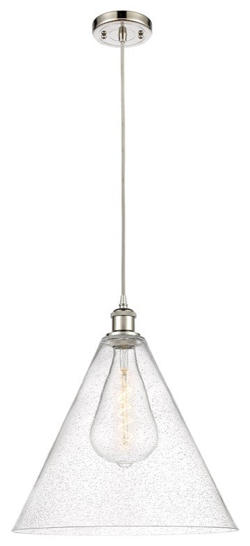 Innovations Lighting 516-1P-PN-GBC-164 Ballston Cone 1 Light 16" Pendant
