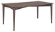 Modern Urban Contemporary Dining Table, Brown Wood