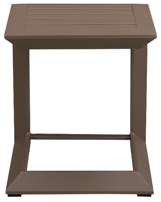 Aluminum Side Table, Espresso
