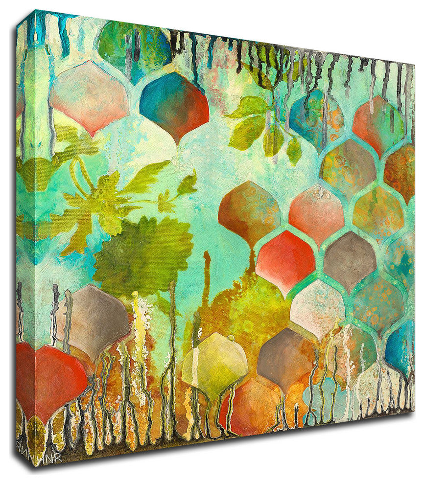 Sprightly by Heather Noel Robinson, Print on Canvas, 16"x16"