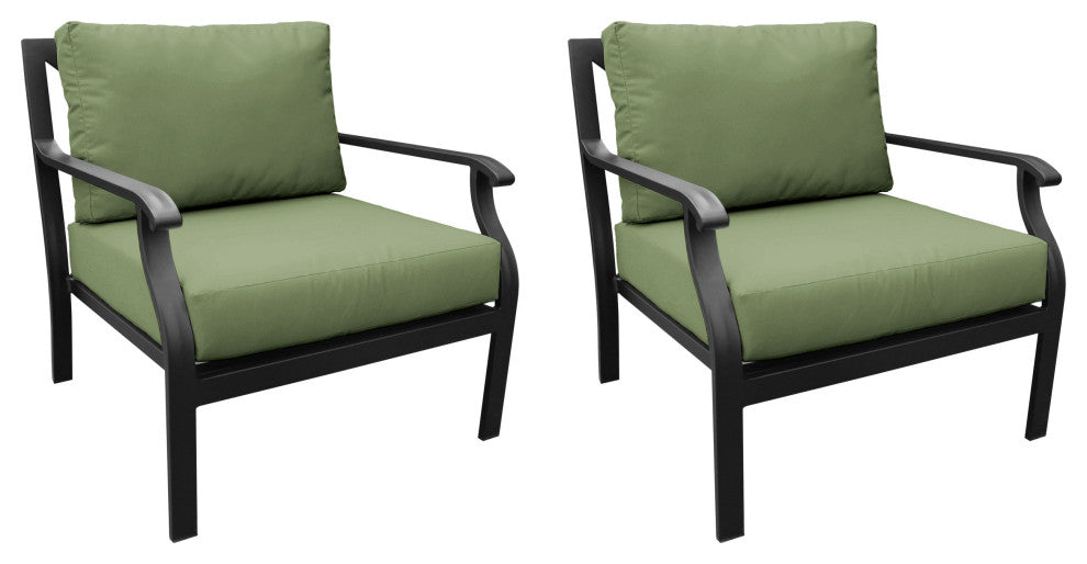 kathy ireland Madison Ave. Club Chair 2 Per Box, Forest