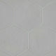 Bedrosians Allora Hexagon Matte Porcelain Tile 8.5"x10", Solid Gray