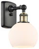 Innovations 516-1W-BAB-G121-6 1-Light Sconce, Black Antique Brass