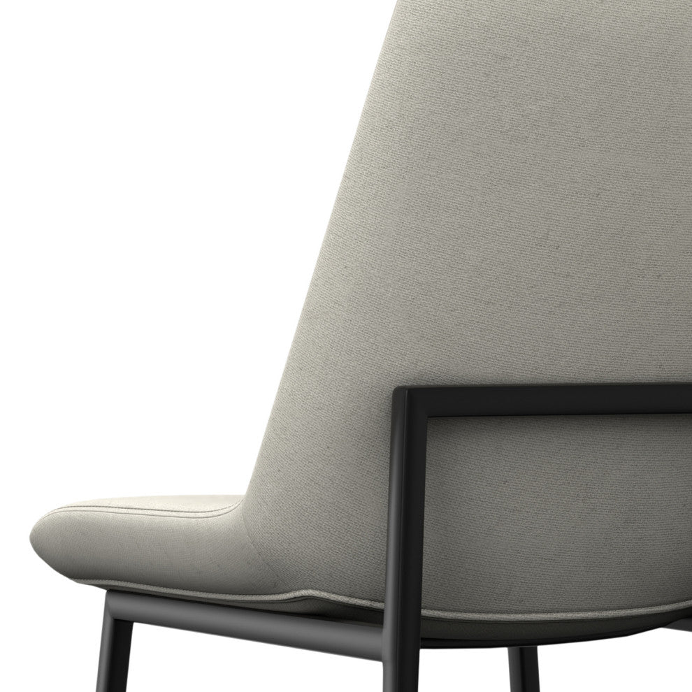Savannah Dining Chair (Set of 2) in Natural Linen Look Fabric
