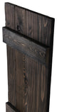 Traditional Board and Batten Exterior Shutters Pair, Slat Black, 60"