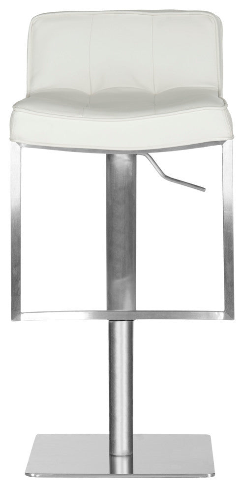 Safavieh Newman Swivel Barstool, White