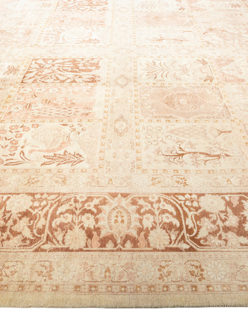 Mogul, One-of-a-Kind Hand-Knotted Area Rug Ivory, 9'4"x12'3"
