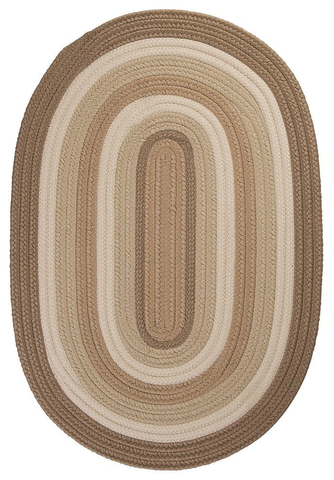 Colonial Mills Brooklyn BN89 Natural Indoor/Outdoor Area Rug, Round 12'x12'