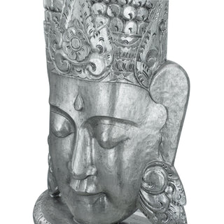 Silver Buddha Statue Home Decor