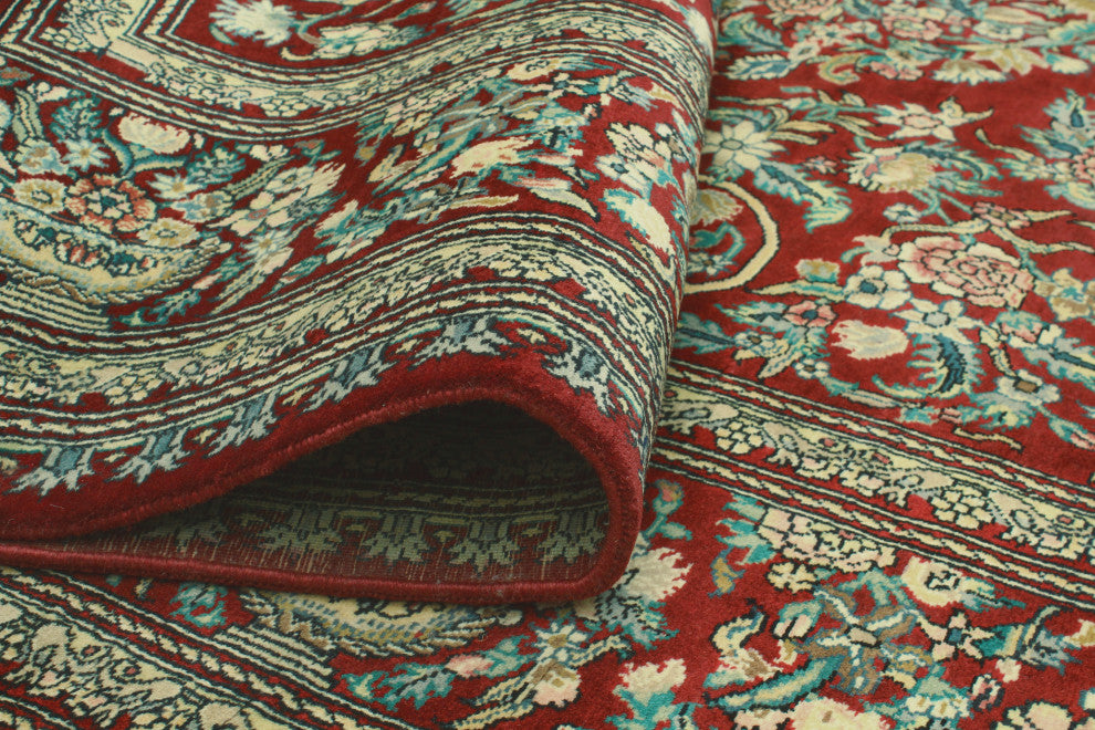 Pak-Persian Corliss Red/Light Gold Rug, 8'0x9'7