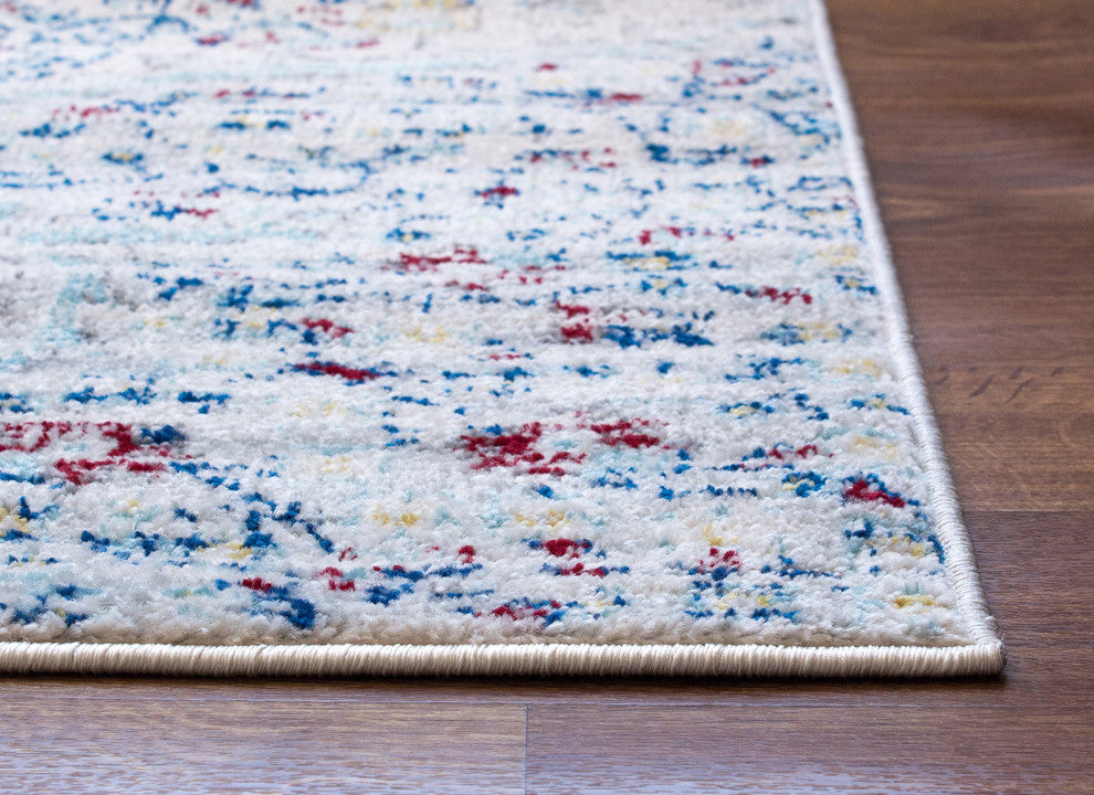 Amchila Traditional Blooming Medallion Rug - Multicolor - 5' 2" X 7' 6"