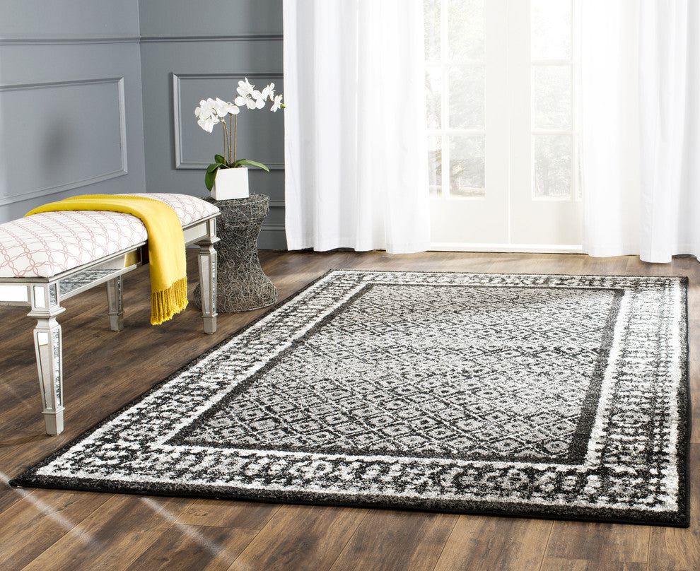 Safavieh Adirondack ADR110A 6' Square Charcoal Rug
