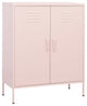 Vidaxl Storage Cabinet Pink 31.5"x13.8"x40" Steel